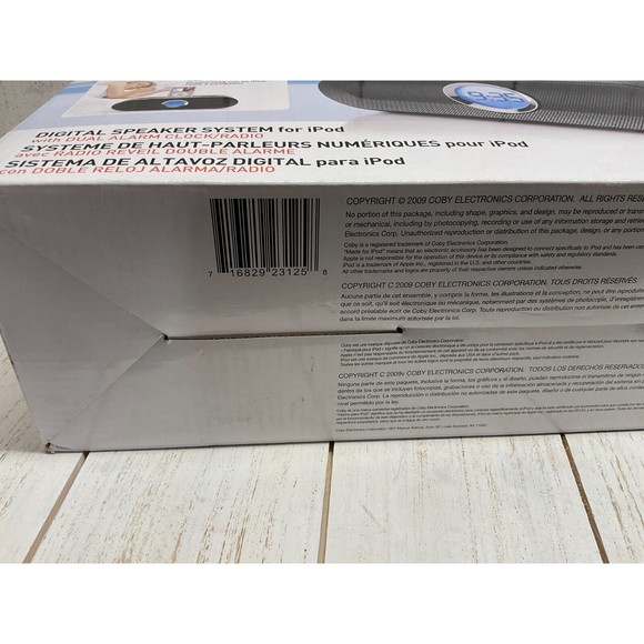 New Coby Digital Speaker System For iPod CSMP125 - Picture 7 of 7